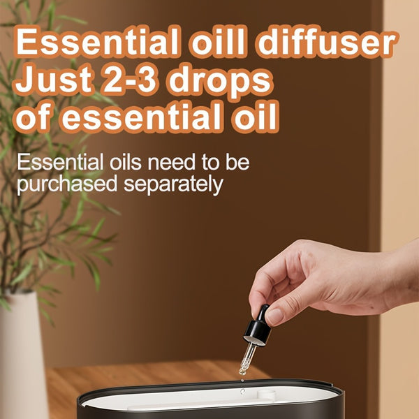 Humidificador con forma de llama simulada y 7 colores, que también funciona como difusor de fragancias con aceites esenciales. Incluye luz ambiental y es ideal como regalo de cumpleaños o Navidad para el hogar u oficina.