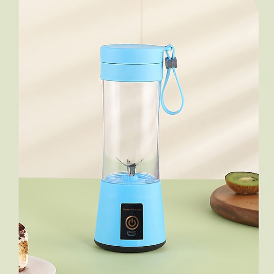 Licuadora y exprimidor multifuncional portátil: recargable por USB, fácil de limpiar, adecuada para batidos, licuados, etc. - Perfecta para cocina, picnics y viajes - Regalo ideal para cumpleaños y el Día del Padre.