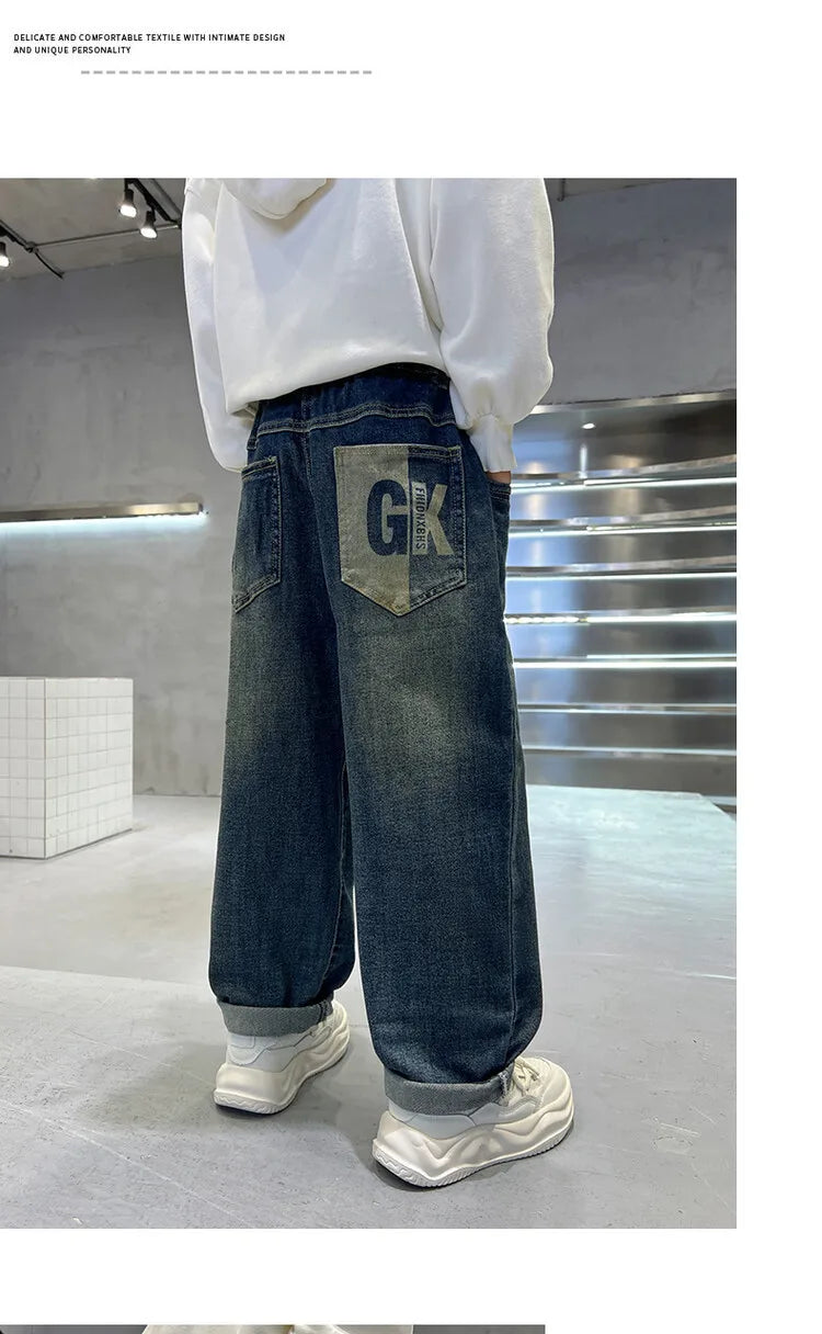 Pantalon jean estilo coreano para hombre, casual y cómodo