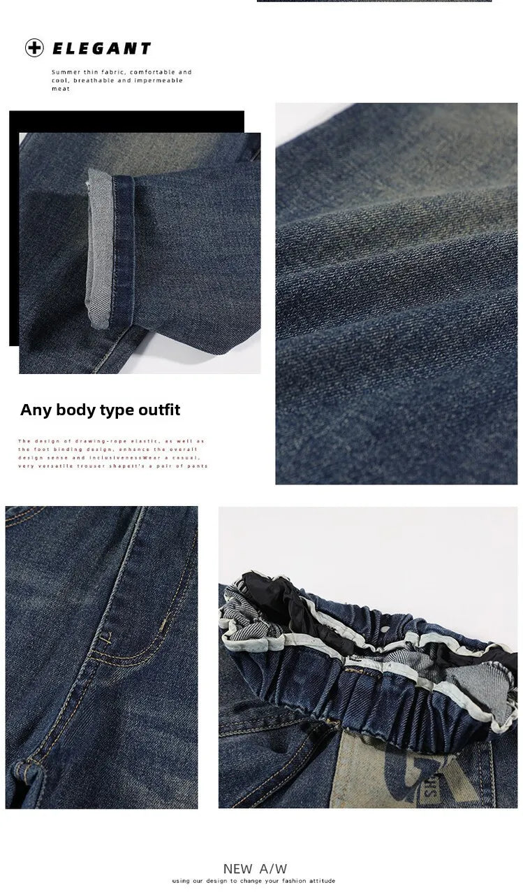 Pantalon jean estilo coreano para hombre, casual y cómodo