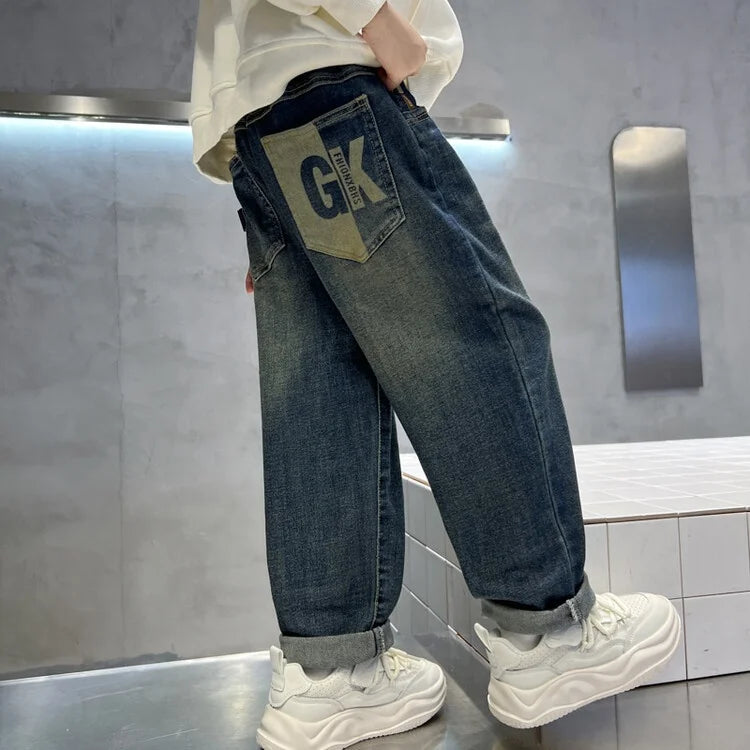 Pantalon jean estilo coreano para hombre, casual y cómodo