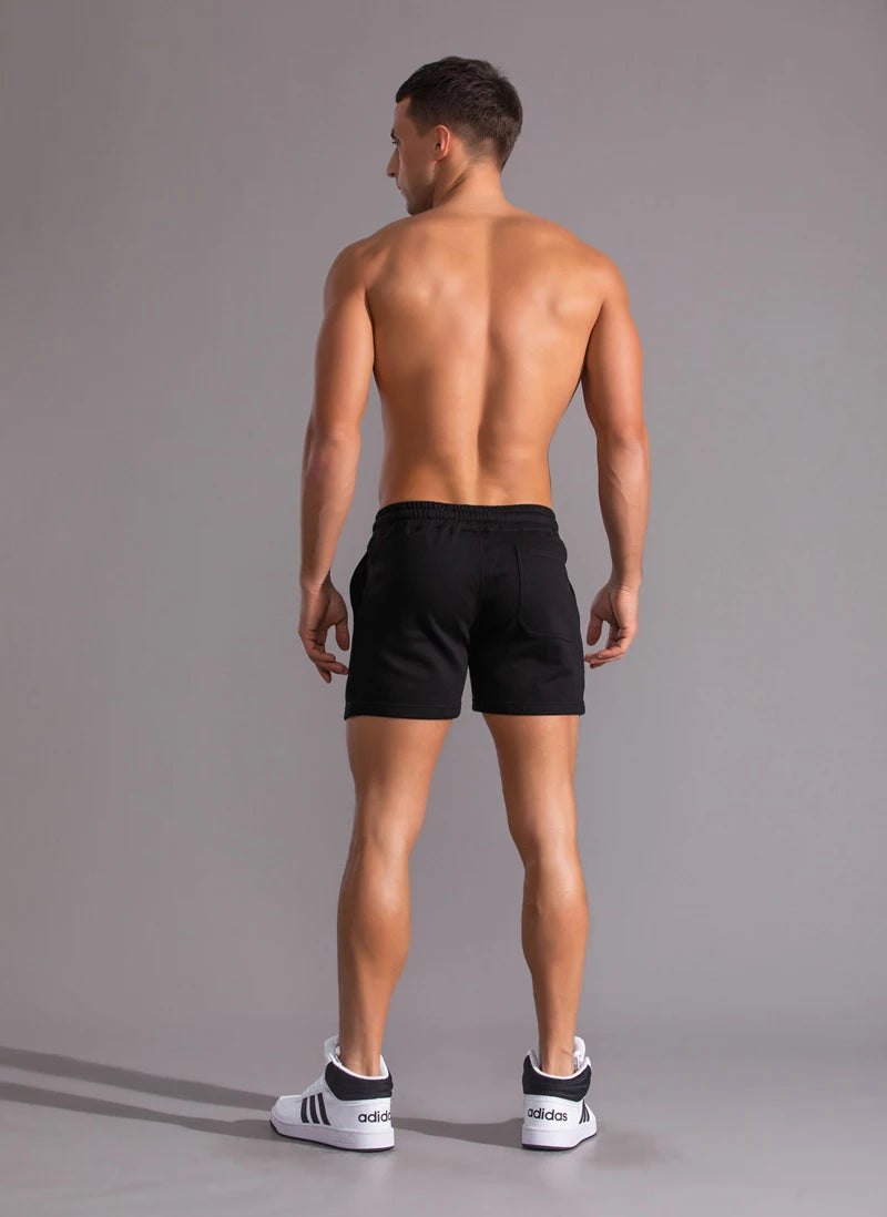 Pantalones cortos informales 100% de algodón para hombre, pantalones cortos de moda de alta calidad para hombre, pantalones cortos con bolsillos laterales y cremallera para correr al aire libre
