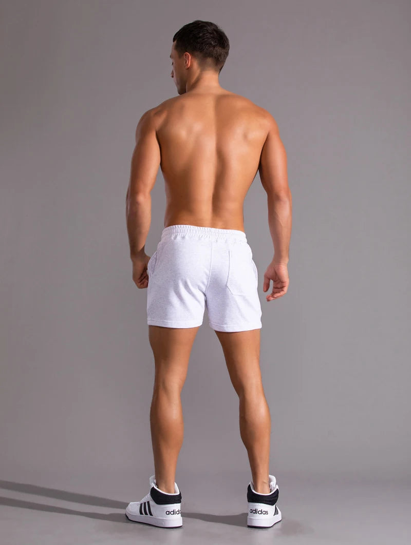 Pantalones cortos informales 100% de algodón para hombre, pantalones cortos de moda de alta calidad para hombre, pantalones cortos con bolsillos laterales y cremallera para correr al aire libre