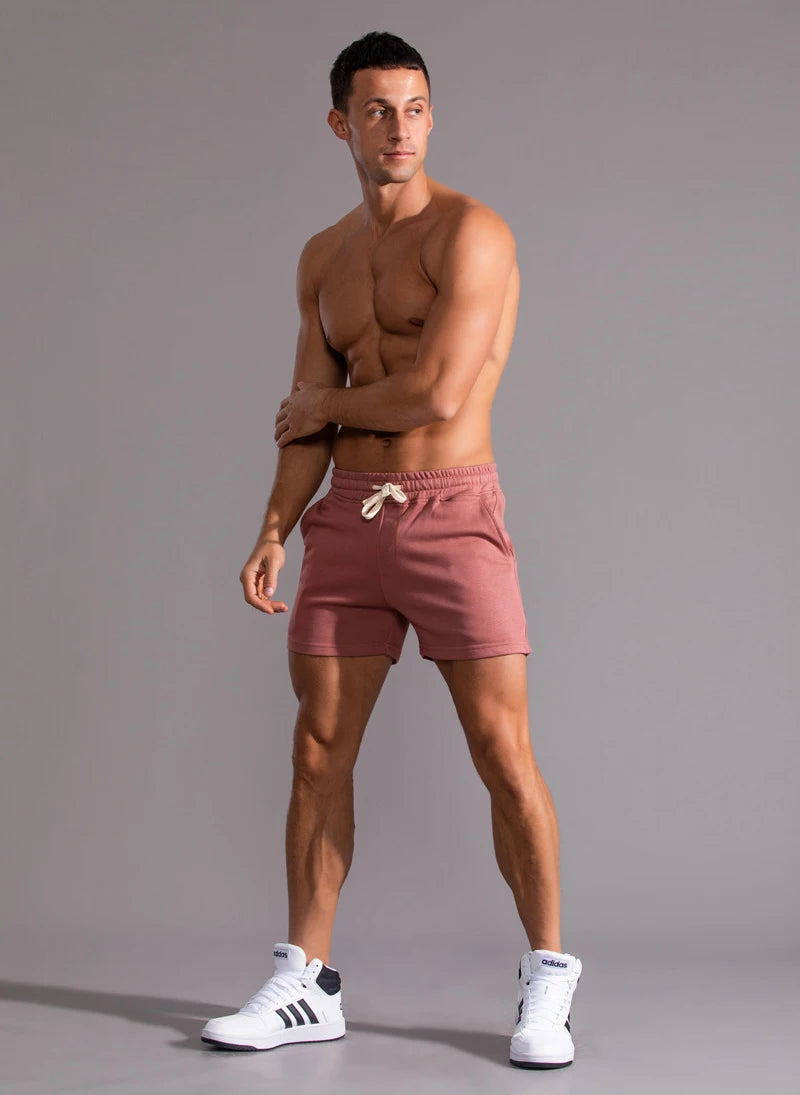 Pantalones cortos informales 100% de algodón para hombre, pantalones cortos de moda de alta calidad para hombre, pantalones cortos con bolsillos laterales y cremallera para correr al aire libre