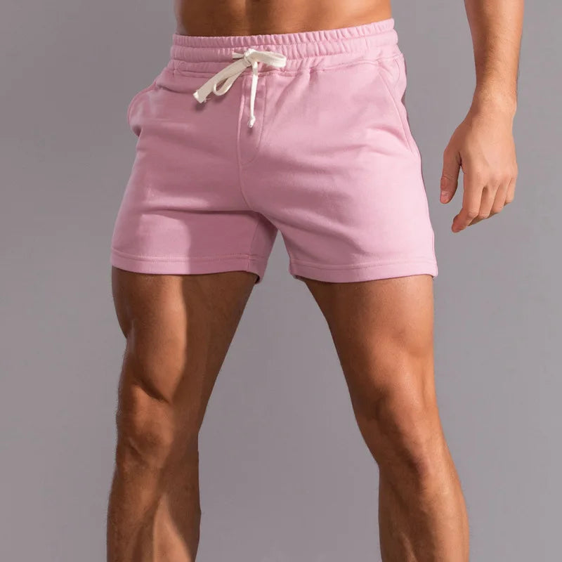 Pantalones cortos informales 100% de algodón para hombre, pantalones cortos de moda de alta calidad para hombre, pantalones cortos con bolsillos laterales y cremallera para correr al aire libre
