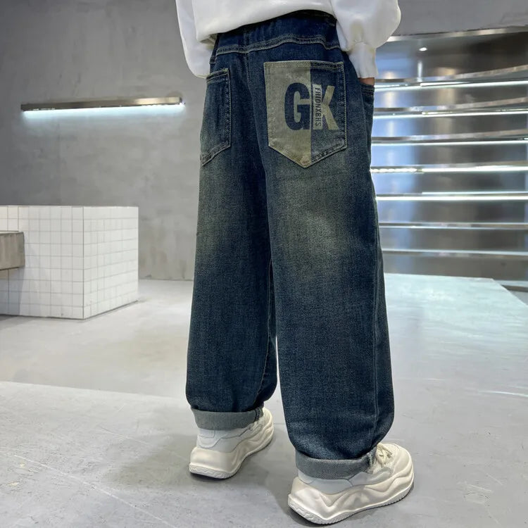 Pantalon jean estilo coreano para hombre, casual y cómodo