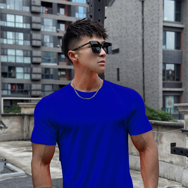 Camiseta Fitness, camiseta correr deporte gimnasio, camiseta entrenamiento Casual alta calidad Tops ropa