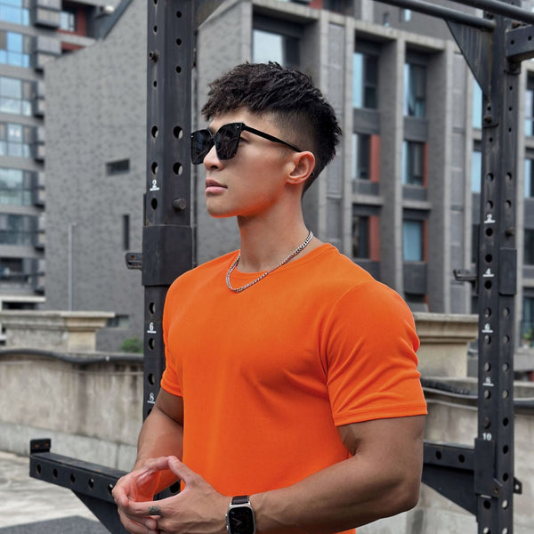 Camiseta Fitness, camiseta correr deporte gimnasio, camiseta entrenamiento Casual alta calidad Tops ropa