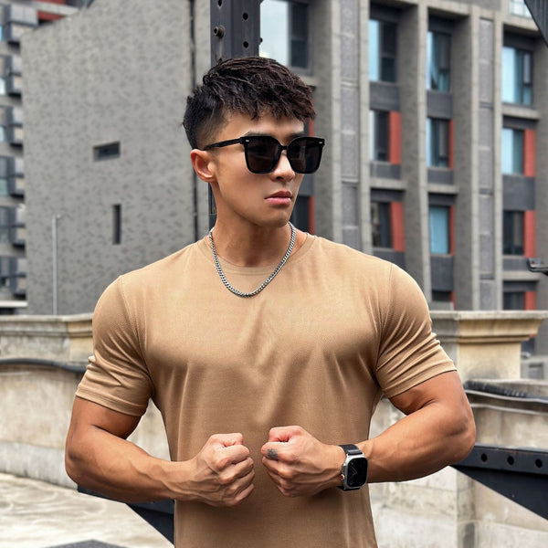 Camiseta Fitness, camiseta correr deporte gimnasio, camiseta entrenamiento Casual alta calidad Tops ropa