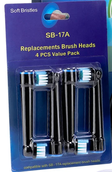 Cepillo de dientes eléctrico inteligente con sincronización giratoria, cepillo de dientes giratorio recargable con 4 cabezales, 5 modos de ajuste, blanqueamiento dental, coche Oral
