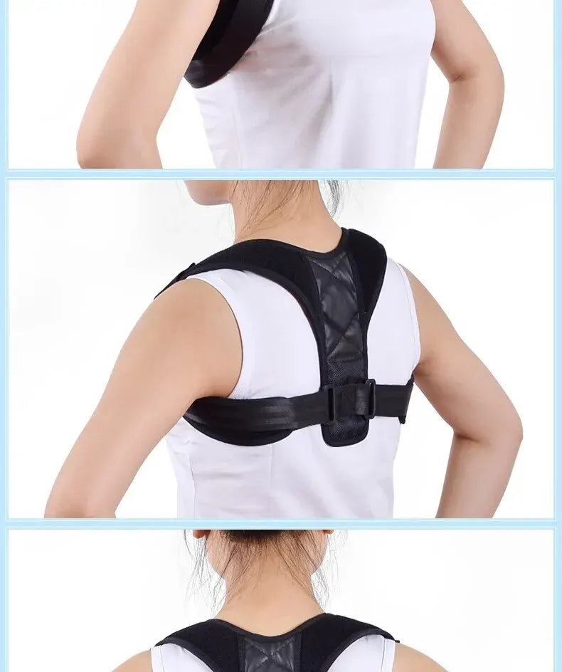 Cinturón corrector de postura de espalda Prevención de jorobado Corrección de postura sentada Modelado corporal transpirable unisex