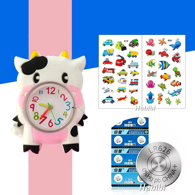 Reloj de unicornio juguetes para niños, relojes de cuarzo para niños, reloj para niños, reloj para bebé, regalo de Navidad