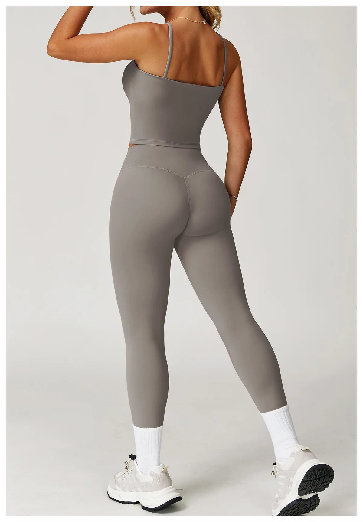 Conjunto deportivo de 2 piezas para mujer, atractivo y cómodo