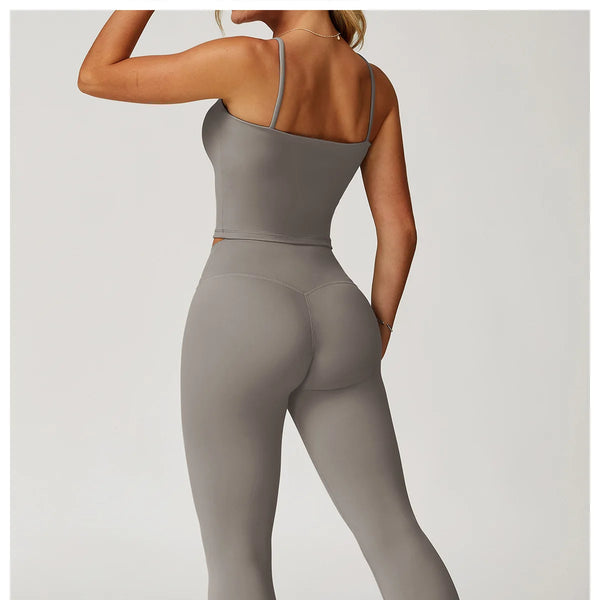 Conjunto deportivo de 2 piezas para mujer, atractivo y cómodo