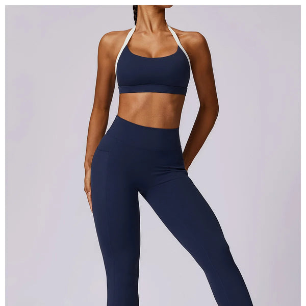 Conjunto deportivo para mujer, conjunto de 2 unidades ajustables y cómodos.