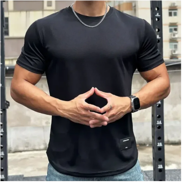 Camiseta Fitness, camiseta correr deporte gimnasio, camiseta entrenamiento Casual alta calidad Tops ropa