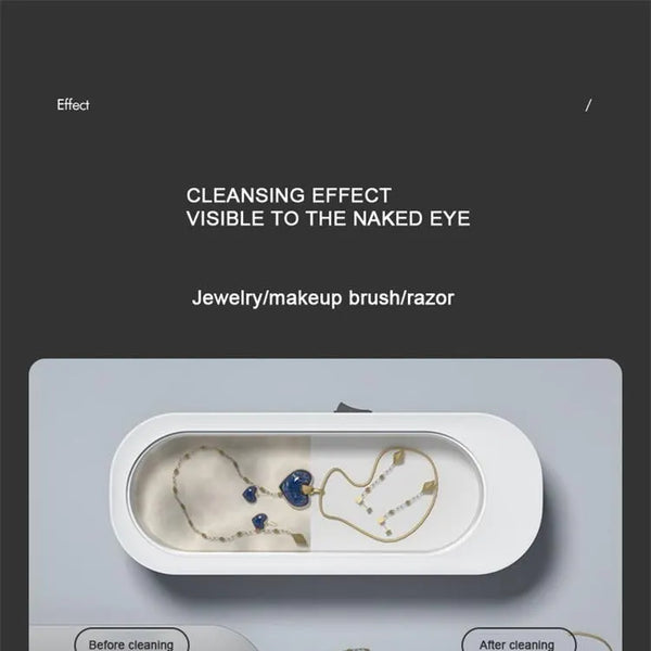 Máquina de limpieza por vibración multifuncional, máquina de limpieza de lentes de contacto, limpieza por vibración, reloj, joyería, dientes