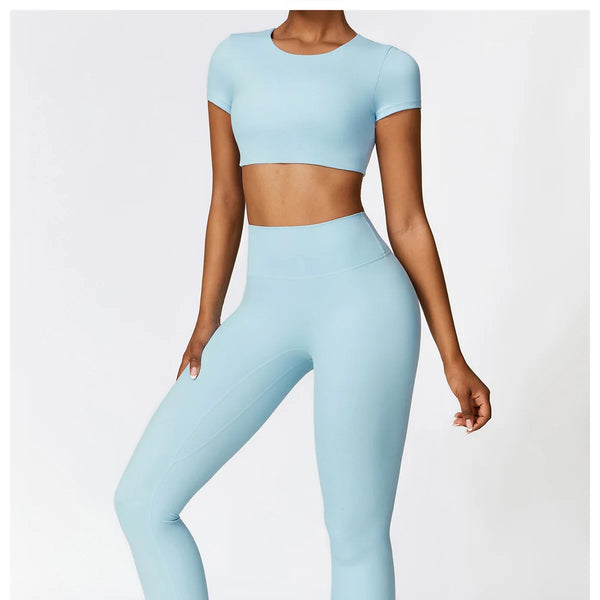 Conjunto deportivo de 2 piezas para mujer, muévete con comodidad y seguridad al momento de hacer ejercicio