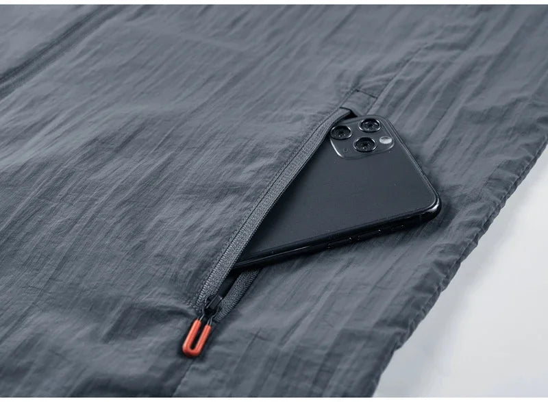 Chaqueta de senderismo de secado rápido para hombre, abrigos impermeables con protección solar UV, para deportes al aire libre, pesca, Camping, correr, verano