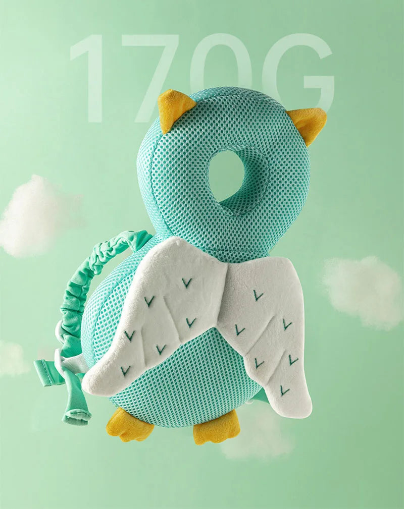 Almohada anticaída para niños, almohada para la cabeza de bebés y niños pequeños, almohada transpirable para aprender a caminar, almohadilla de protección para la cabeza