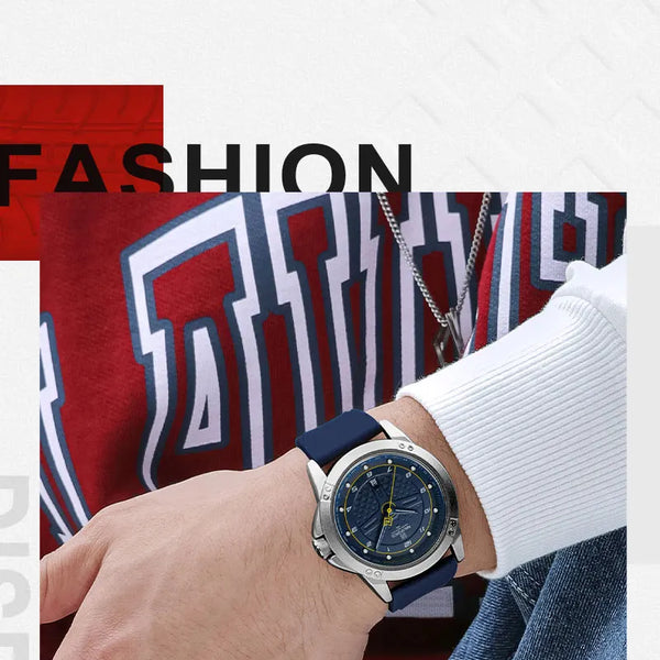 Reloj de pulsera informal de cuarzo, relojes impermeables a la moda para hombre, correa deportiva de silicona, reloj luminoso para hombre