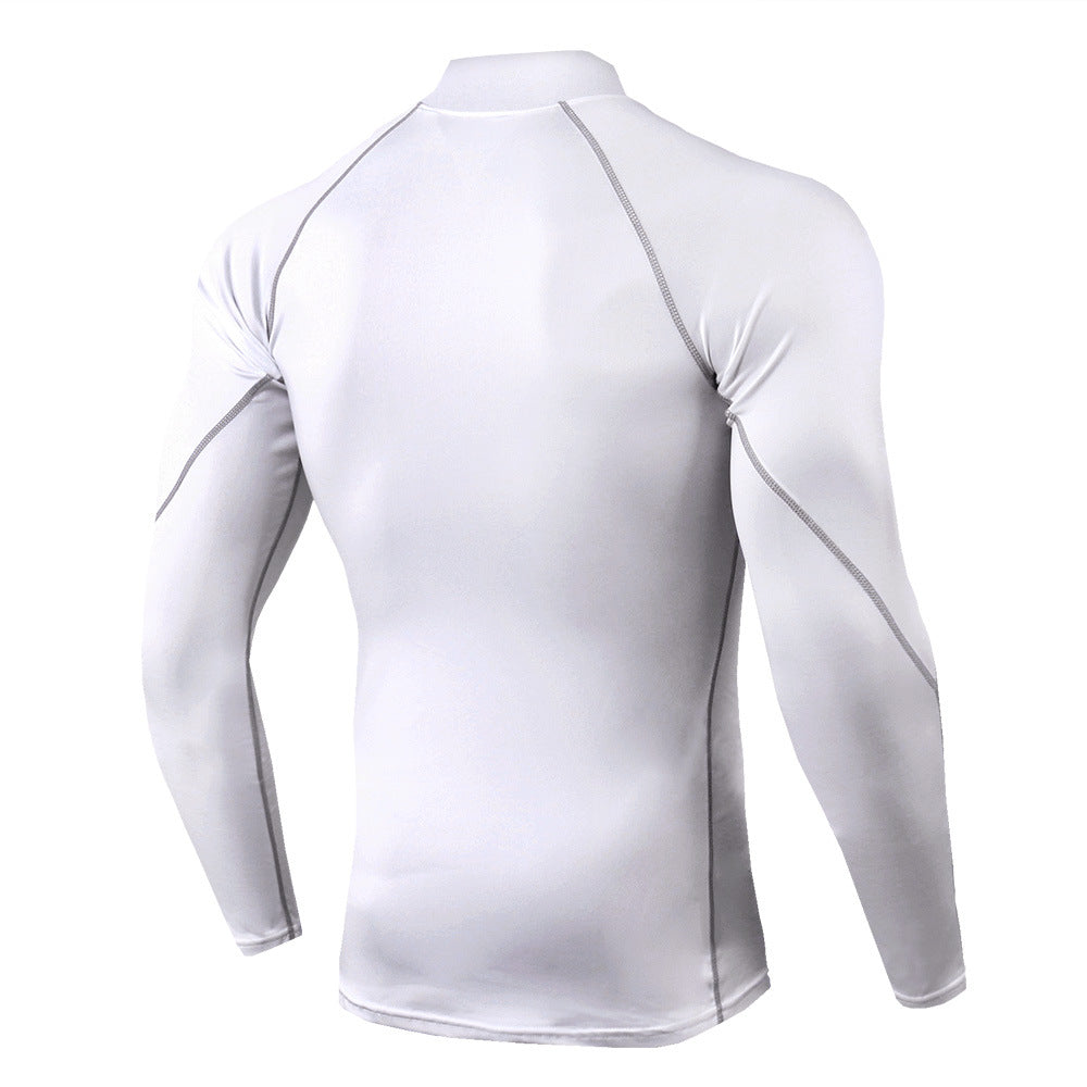 Camiseta deportiva para hombre, camiseta de secado rápido para culturismo y correr, camiseta de compresión de manga larga para gimnasio, camiseta ajustada para Fitness para hombre Rashgard