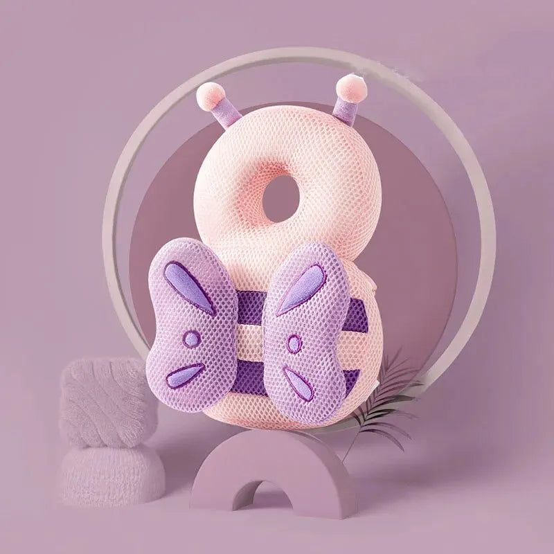 Almohada anticaída para niños, almohada para la cabeza de bebés y niños pequeños, almohada transpirable para aprender a caminar, almohadilla de protección para la cabeza