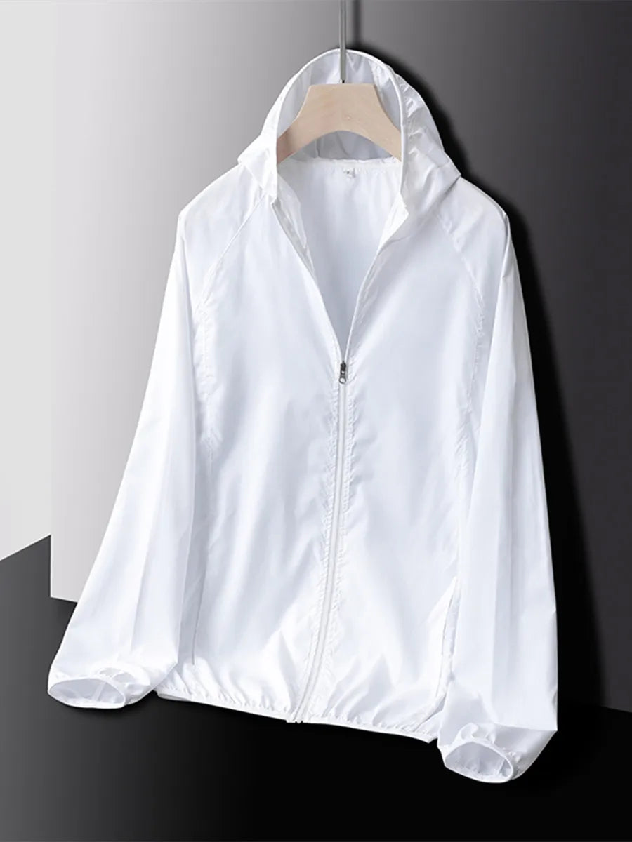 Ropa de protección solar impermeable para acampar, chaqueta fina ligera y transpirable para bicicleta, abrigo deportivo de secado rápido para hombres y mujeres, cortavientos