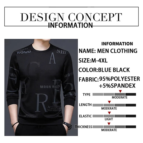 Camiseta de manga larga para hombre con cuello redondo, estampado de cuadros colorido e irregular, ideal para primavera y otoño, perfecta para actividades al aire libre y deportes.