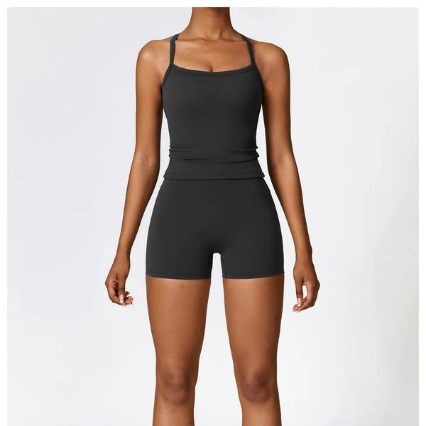 Conjunto deportivo de 2 piezas para mujer, muévete con comodidad y seguridad al momento de hacer ejercicio