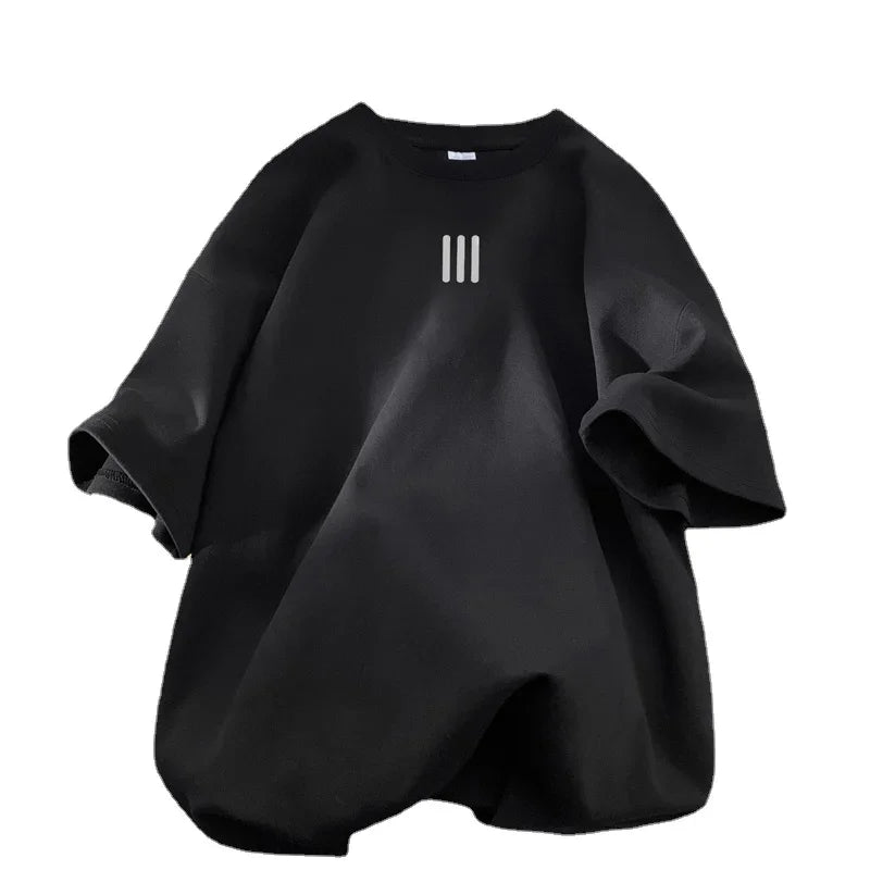 Camisetas de gran tamaño para hombre, Camiseta de algodón para hombre, camisetas con estampado de moda para hombre