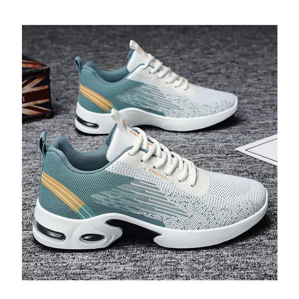 Zapatos de vestir informales para hombre 2025, nuevos zapatos deportivos suaves, cómodos zapatos de tenis transpirables, zapatos para caminar de malla ligera para exteriores