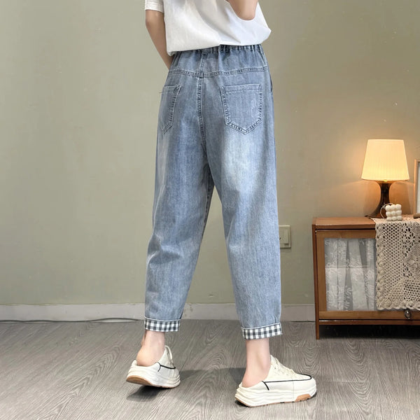 Pantalon holgado con bordado elegante para mujer, dale frescura y estilo a tu outfit