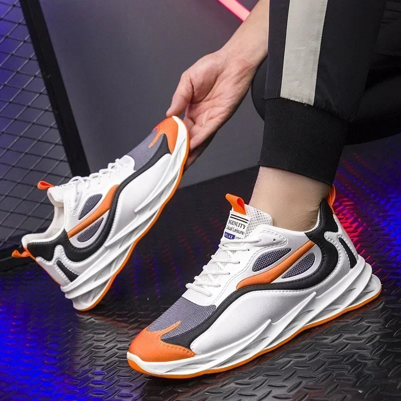 Zapatos deportivos para hombre, zapatos informales cómodos y transpirables, zapatos deportivos populares de alta calidad a la moda para hombre
