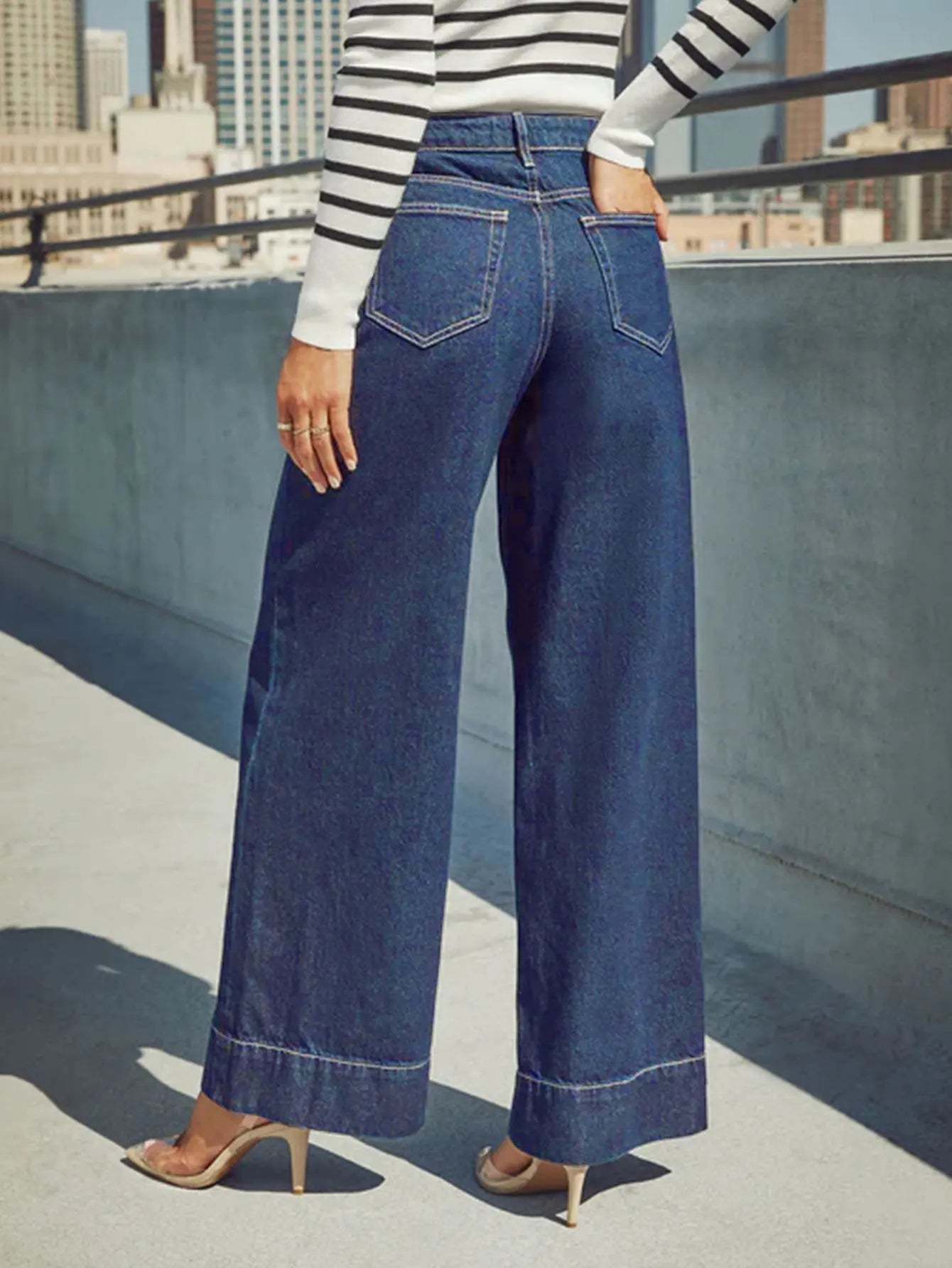 Nuevo pantalon Jean de alta calidad para mujer con estilo elegante y moderno