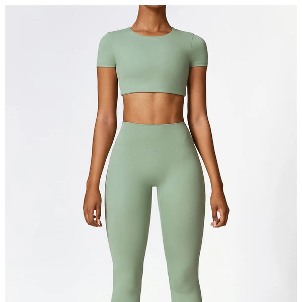 Conjunto deportivo de 2 piezas para mujer, muévete con comodidad y seguridad al momento de hacer ejercicio