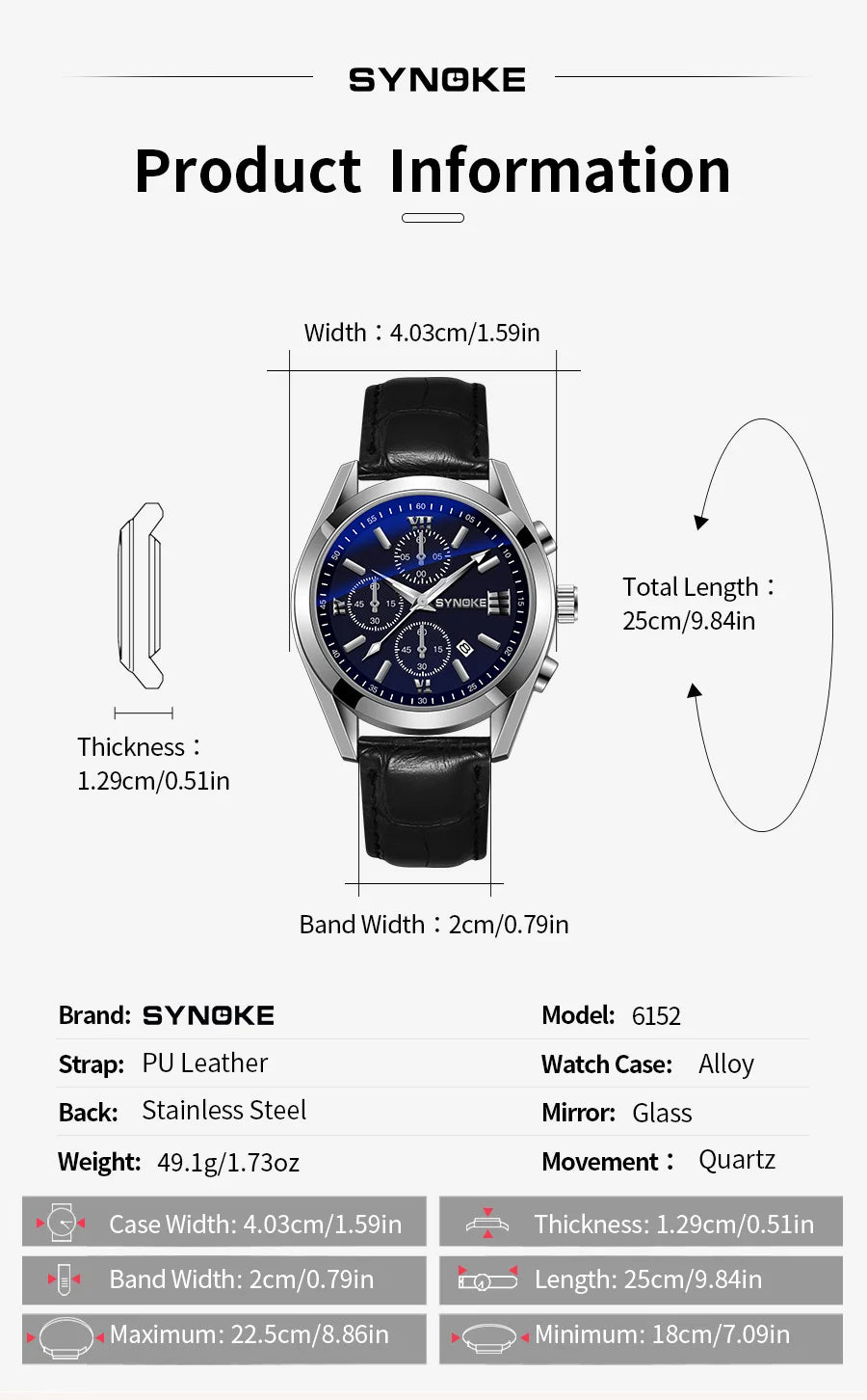 Reloj de cuarzo para hombre, cronógrafo con correa No mecánica, de aleación, con brillo nocturno, resistente al agua, con calendario, a la moda, para negocios