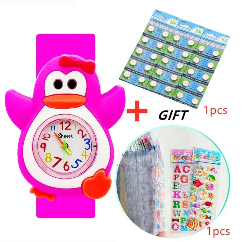 Reloj de unicornio juguetes para niños, relojes de cuarzo para niños, reloj para niños, reloj para bebé, regalo de Navidad