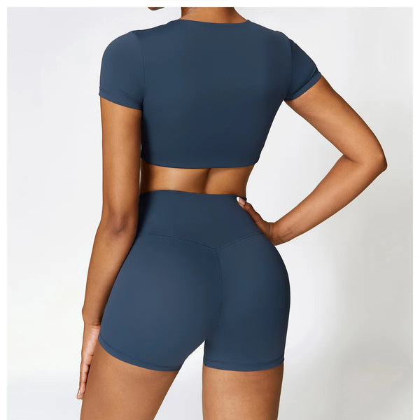 Conjunto deportivo de 2 piezas para mujer, muévete con comodidad y seguridad al momento de hacer ejercicio