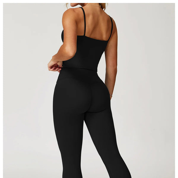 Conjunto deportivo de 2 piezas para mujer, atractivo y cómodo