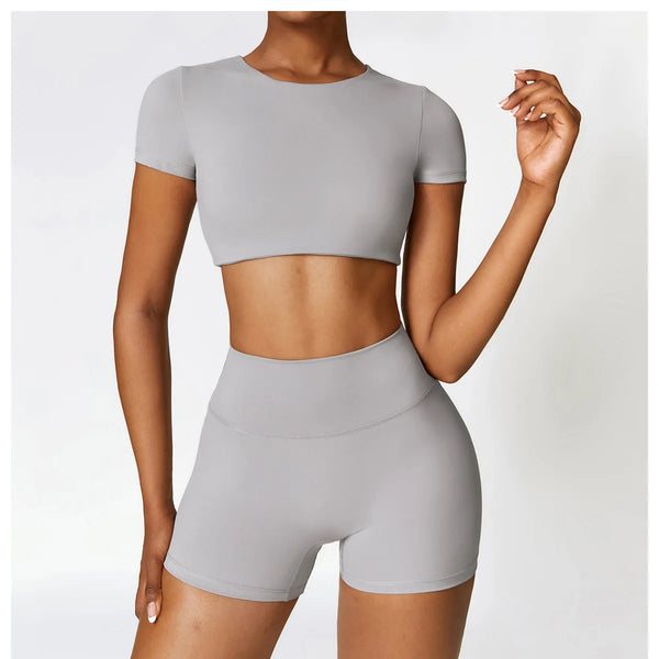 Conjunto deportivo de 2 piezas para mujer, muévete con comodidad y seguridad al momento de hacer ejercicio