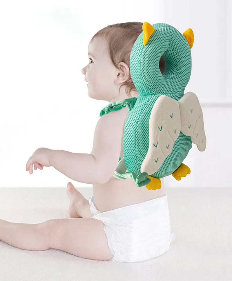 Almohada anticaída para niños, almohada para la cabeza de bebés y niños pequeños, almohada transpirable para aprender a caminar, almohadilla de protección para la cabeza