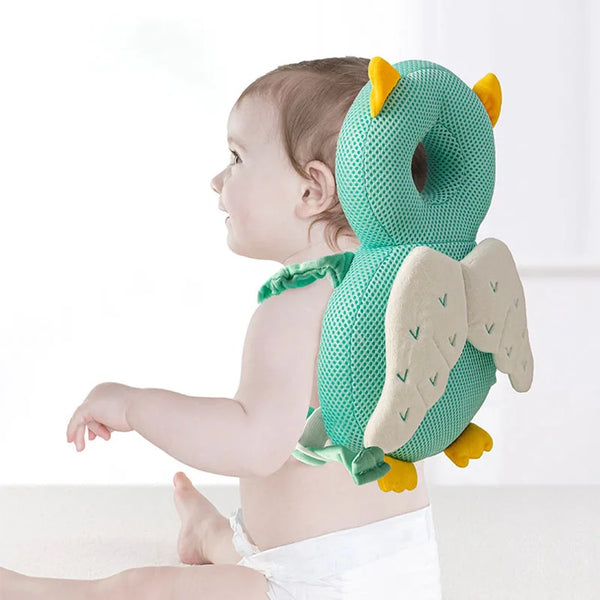Almohada anticaída para niños, almohada para la cabeza de bebés y niños pequeños, almohada transpirable para aprender a caminar, almohadilla de protección para la cabeza