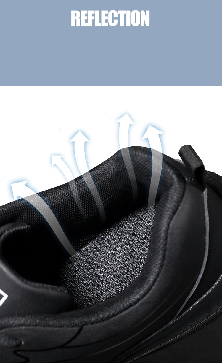 Zapatos para hombre, zapatillas cálidas de invierno para hombre, zapatos antideslizantes transpirables, zapatos informales suaves con cordones, ligeros
