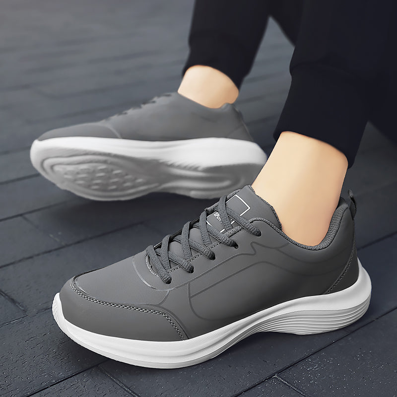 Zapatos para hombre, zapatillas cálidas de invierno para hombre, zapatos antideslizantes transpirables, zapatos informales suaves con cordones, ligeros