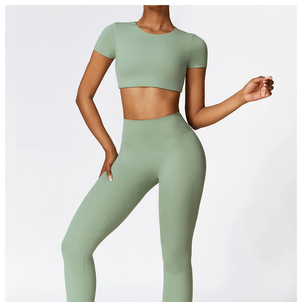 Conjunto deportivo de 2 piezas para mujer, muévete con comodidad y seguridad al momento de hacer ejercicio