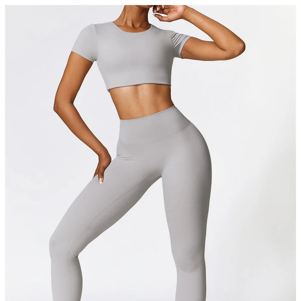 Conjunto deportivo de 2 piezas para mujer, muévete con comodidad y seguridad al momento de hacer ejercicio