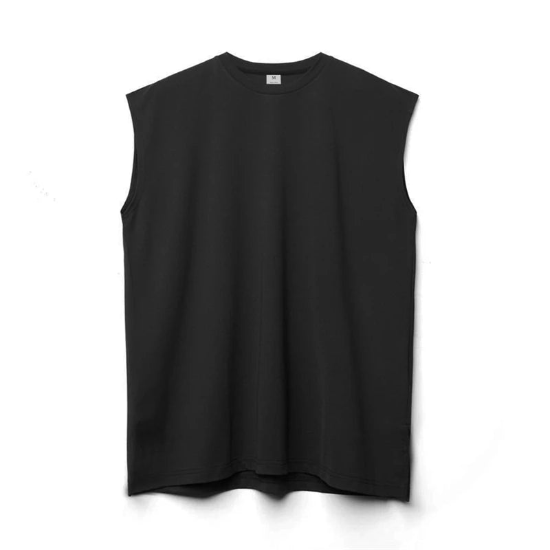 Camiseta sin mangas de ejercicio transpirable para correr y Fitness para hombre, camisetas deportivas informales sin mangas, ropa de gimnasio