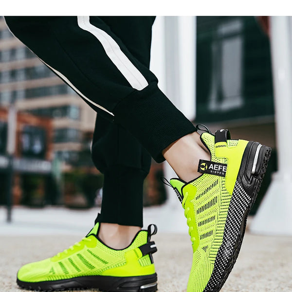 Zapatos deportivos para hombre, zapatos transpirables para exteriores, zapatillas ligeras para hombre, calzado de entrenamiento atlético cómodo