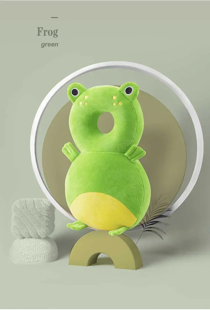 Almohadilla de protección contra caídas para cabeza de bebé, almohadas de seguridad suaves de dibujos animados, mochila, reposacabezas para recién nacido, almohadas de seguridad, mochila para niños pequeños